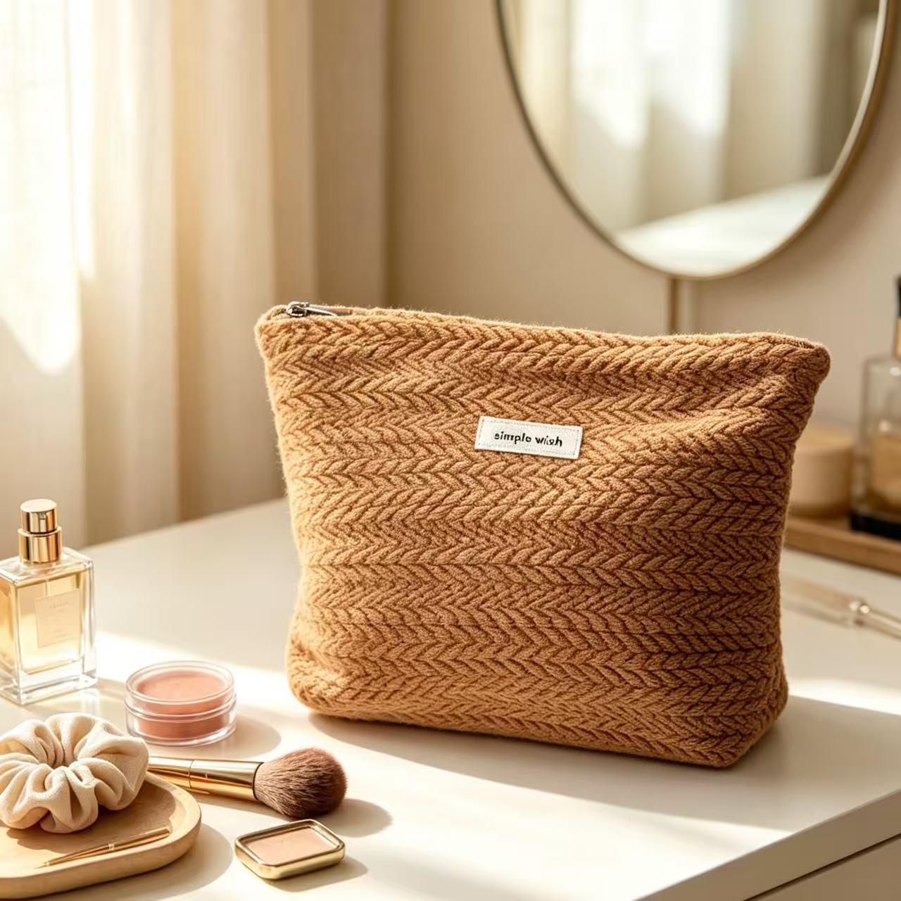 Large New Makeup Bag Storage Bag Makeup Bag Portable Storage Wallet