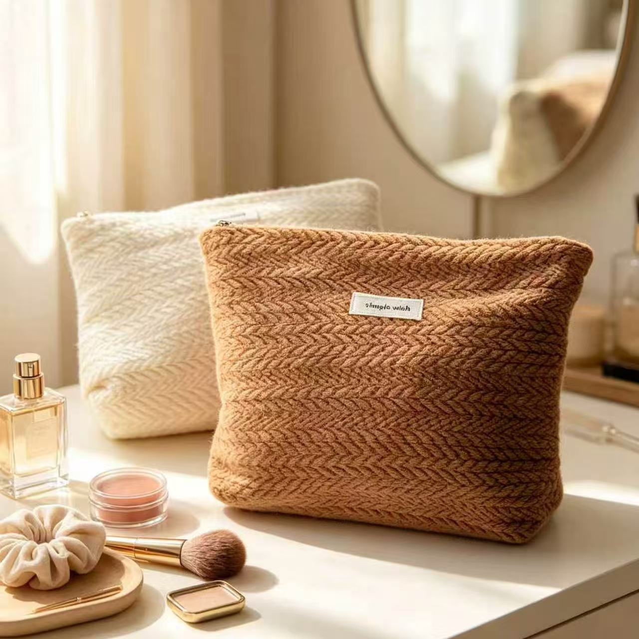 Large New Makeup Bag Storage Bag Makeup Bag Portable Storage Wallet