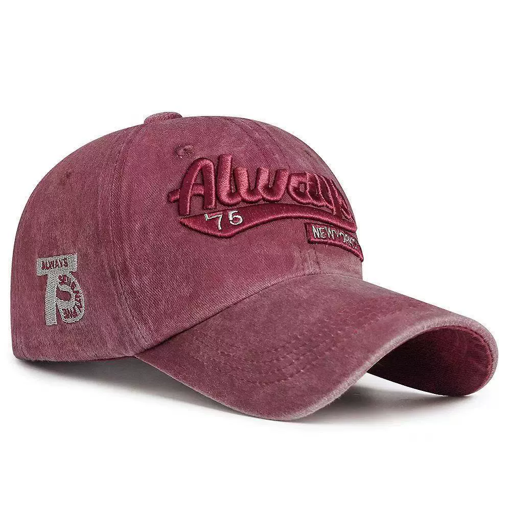 2026 Summer Women Men Baseball Cap Fashion Letter Embroidery Snapback Hat Vintage Washed Cotton Unisex Hip Hop Sun Hat Casquette