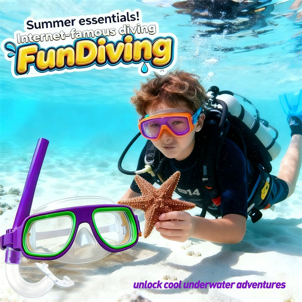 Swimming & Snorkeling Gear Set, PC Material, Beach Essential, Unisex Pool/Beach Kit | Great Birthday/Christmas Gift