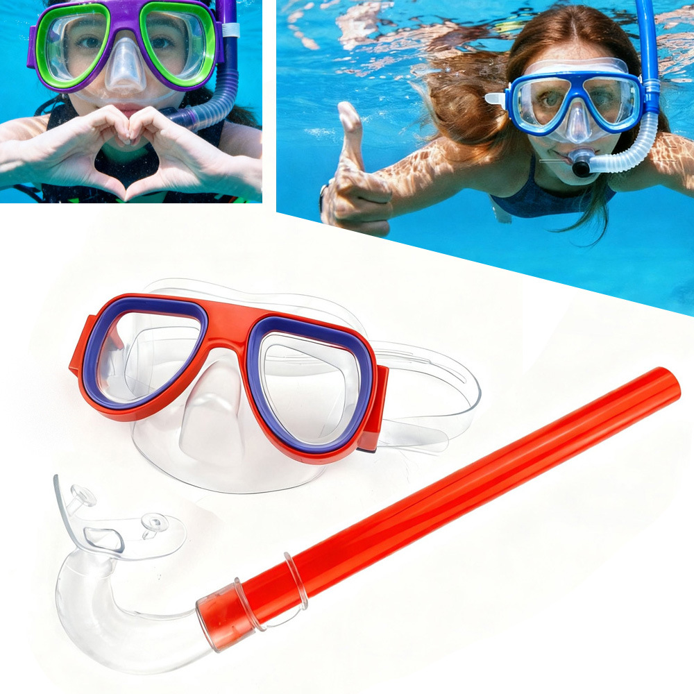 Swimming & Snorkeling Gear Set, PC Material, Beach Essential, Unisex Pool/Beach Kit | Great Birthday/Christmas Gift