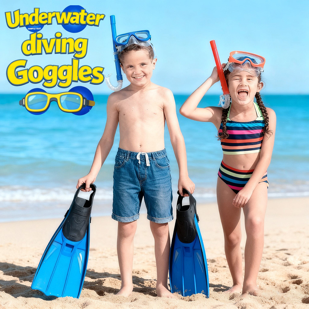 Swimming & Snorkeling Gear Set, PC Material, Beach Essential, Unisex Pool/Beach Kit | Great Birthday/Christmas Gift