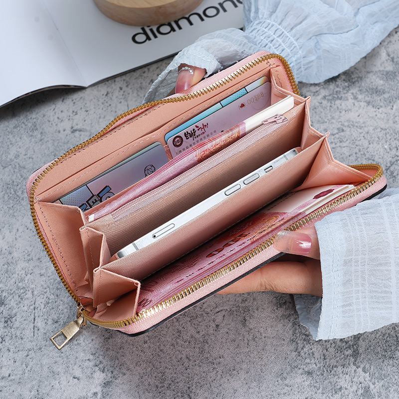 Ladies' Handheld Fashion Long Wallet  New Handbag  Multi functional Card Bag  Mobile Phone Bag  Zero Wallet  Women's Wallet