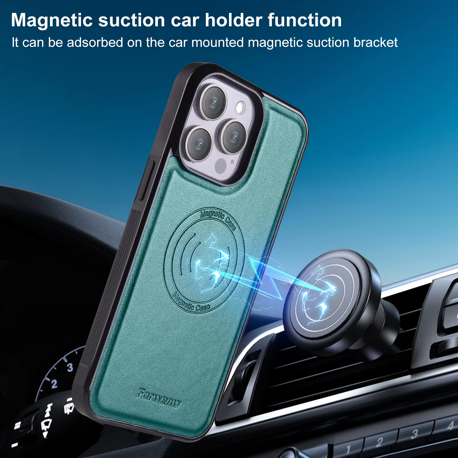 Luxury Leather Magsafe Phone Case For iPhone 18Pro Max 12 13 14 15 16 17 Pro Max Air Anti Drop Business Cover