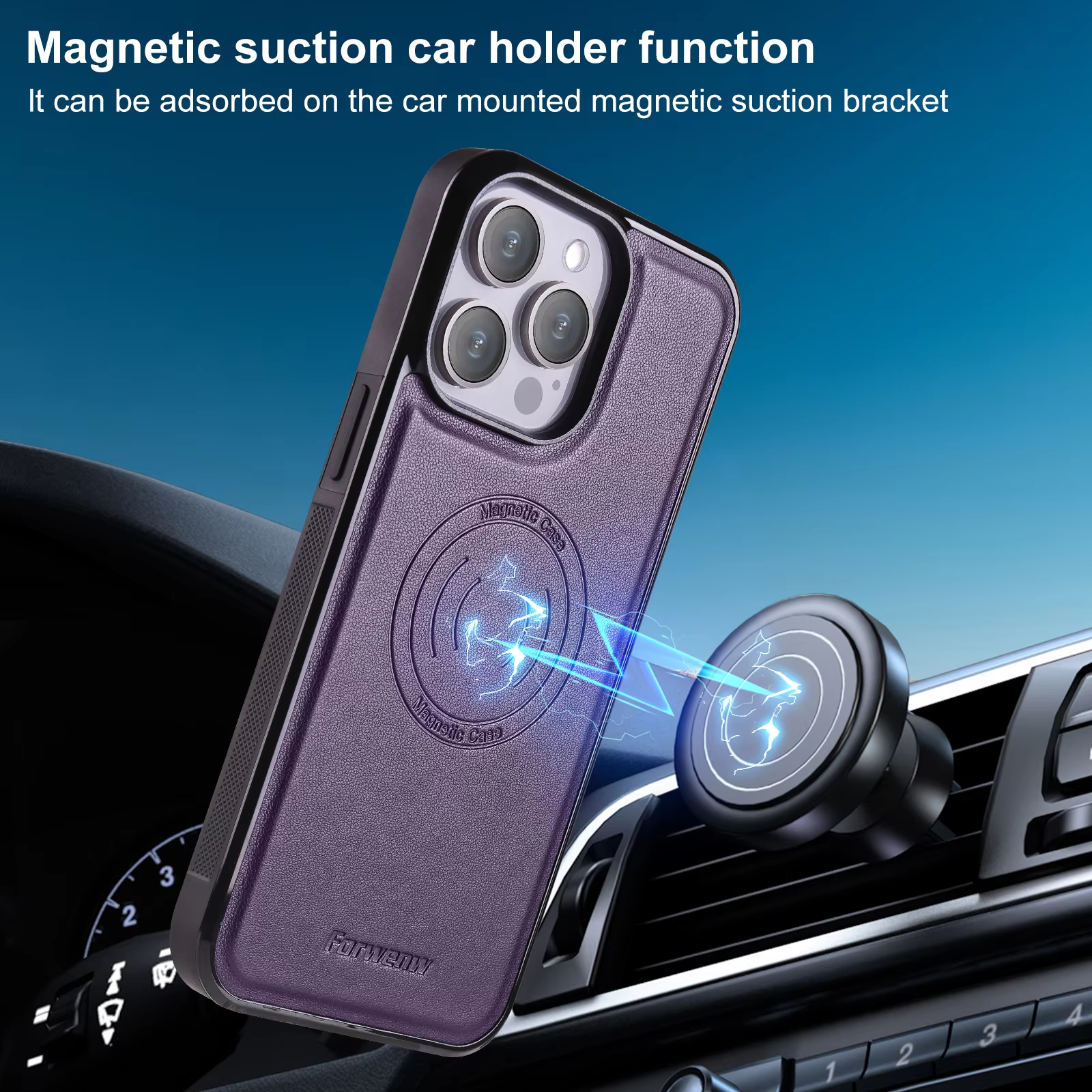 Luxury Leather Magsafe Phone Case For iPhone 18Pro Max 12 13 14 15 16 17 Pro Max Air Anti Drop Business Cover