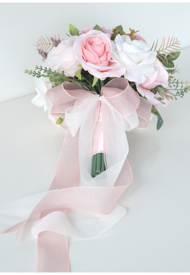 Wedding holding flowers wedding photography props bride holding bouquets wedding simulation floral arrangement