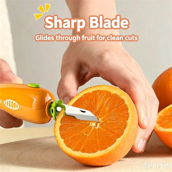 2 in 1 Vegetable Fruit Peeler Carrot Shape Potato Peeler with Fruit Knife Portable Kitchen Peeling Tool for Carrot Potato Fruit