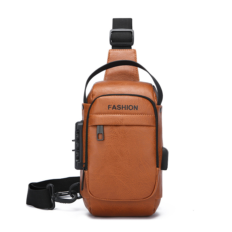 USB Charging Crossbody Package School Short Trip Messengers Gym Men's Sling Sports Pack 2026 Men Anti Theft Chest Bag Shoulder