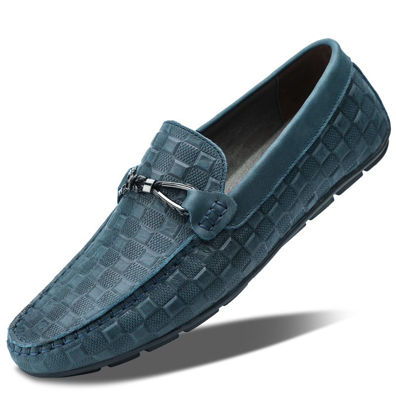 SocNoDn Men's Shoes Slip On 2026 Spring Autumn Casual Leather Shoes Male Fashion Loafer Shoes Low Top Handmade Shoes New