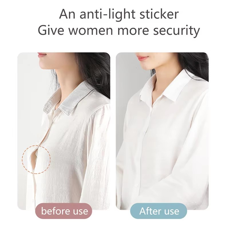 36 Pcs Womens Fashion Clear Double Sided Tape for Clothing and Body Transparent Strong Adhesive for All Skin Tones and Fabric