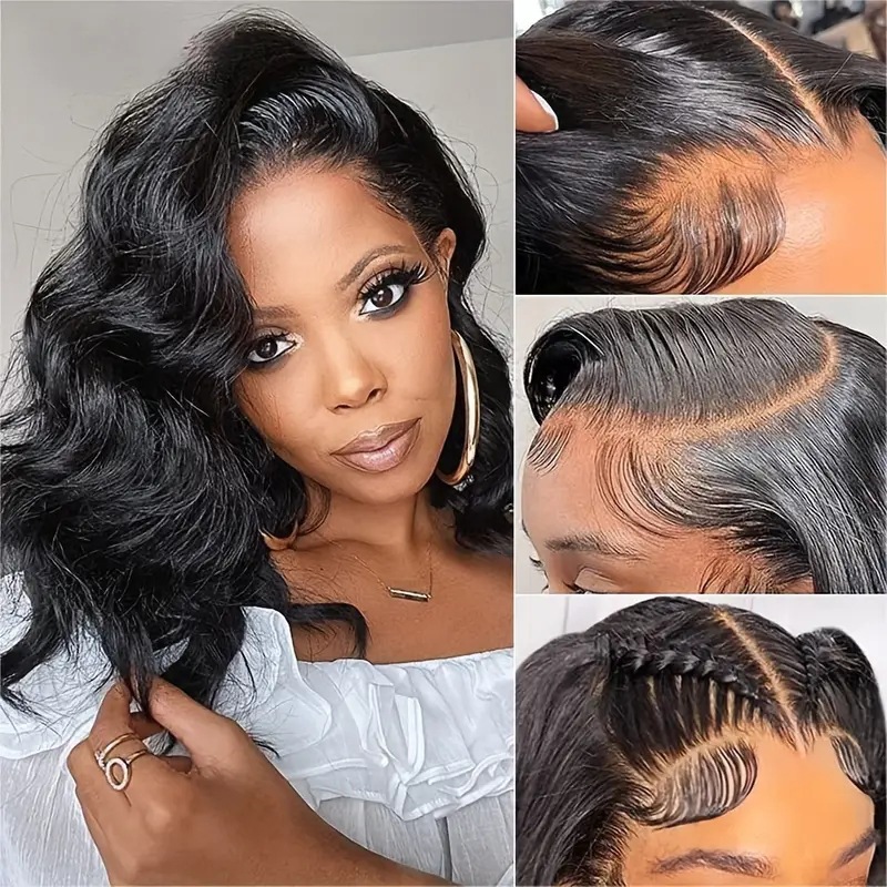 European and American fashion wave mid long hair lace wig, popular lace wig in Africa