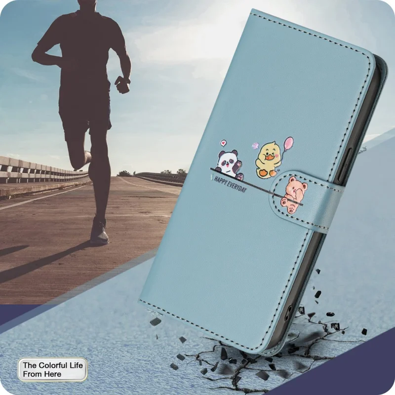 Cute Animals Leather Wallet Phone Case for iPhone 11 Pro Max 11 X XS 6 7 8 plus 7G 8G 6G Flip Card Slots Cover Hoesje