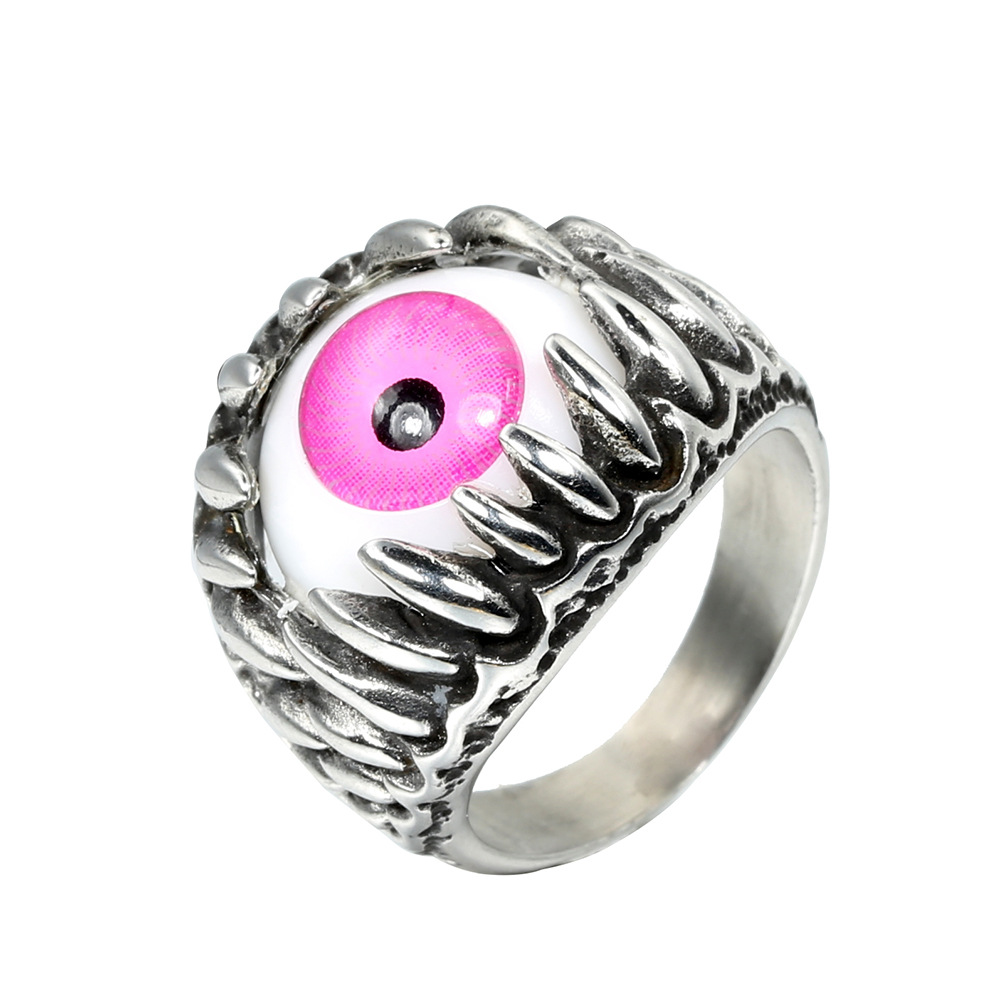 Men's Rings Titanium Talons Fangs for Wedding Birthday Party Family Lover Gift