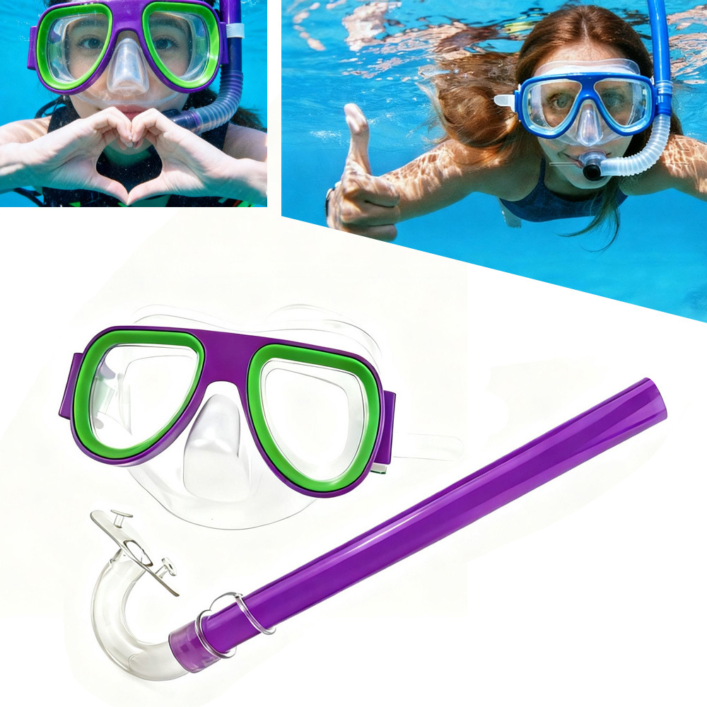 Swimming & Snorkeling Gear Set, PC Material, Beach Essential, Unisex Pool/Beach Kit | Great Birthday/Christmas Gift
