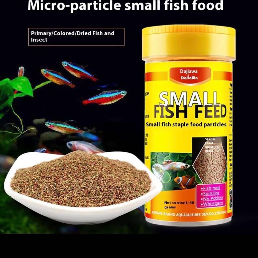 Spirulina Food Tropical Fish Nutrition For Aquarium Fish Tank Color Enhanced Food D0AC