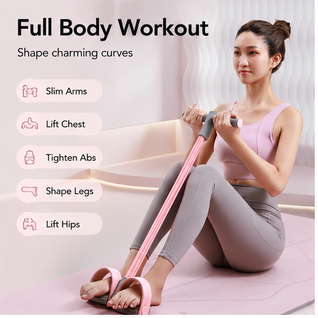 Girls' foot pedaling and stretching equipment, leg beauty and fitness aids, stomach exercises, yoga and stretching exercises