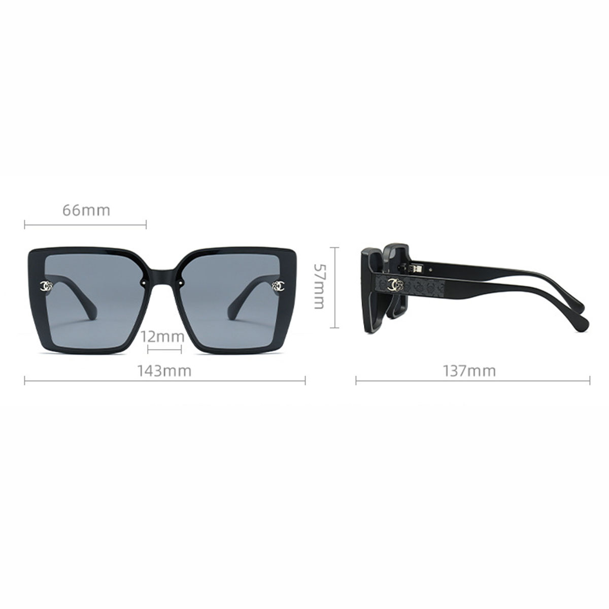New Fashionable Sunglasses - Stylish Women's High-definition TAC Lenses for Strong Light Protection, Suitable for Street Photogr