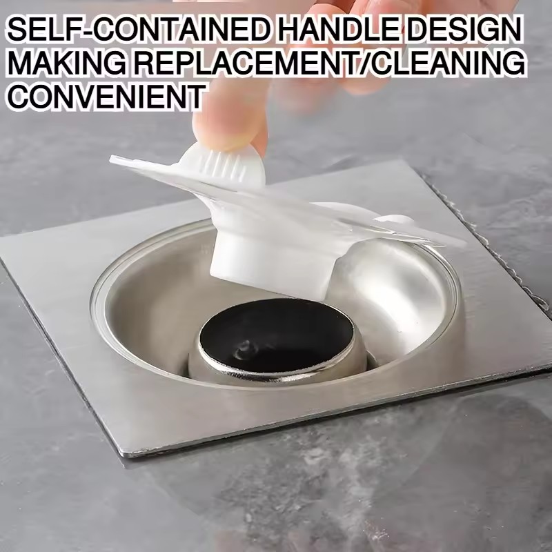3pcs Anti-Clogging Drain Cover Vortex Floor Drain Filter Rotating Design Drainage Anti-hair Bug Proof Sink Strainer Bathroom
