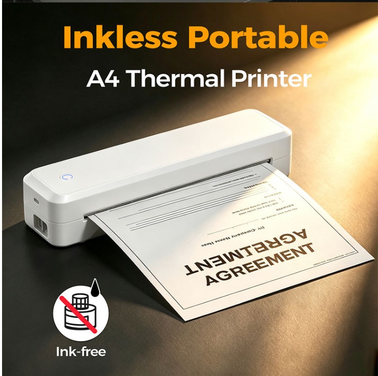 AI Tattoo Transfer Machine, Portable Document Printing, Hazardous Waste Label Printing, Tattoo Specific Home Thermal Printer