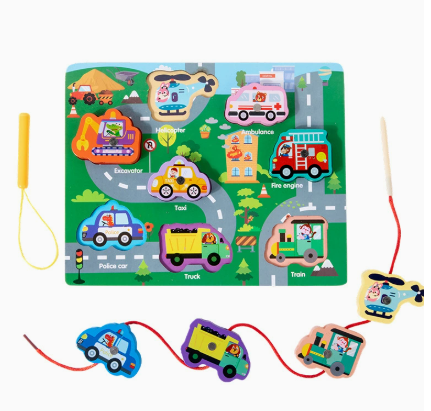 Children's 3D Puzzle Animal Transportation Sea Animal Fruits Early Education Fun DIY Paste Puzzle Toys for Kids Gifts