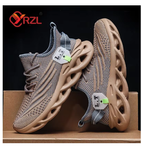 Men Sports Running Black Jogging Shoes Casual Sneakers Outdoor Breathable Mesh Women Light Shock-absorption Black Tennis