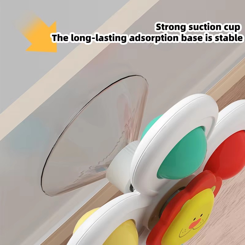3PCS Suction Cup Spinner Toy Baby Bath Funny Game Educational Toys For Children Girls Boys Infant Sensory Stress Reliever Gifts