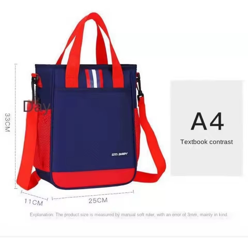 Multifunction Large-capacity Tote School Bag A4 Learning Supplies A4 File Bag Canvas Tutorial Bag