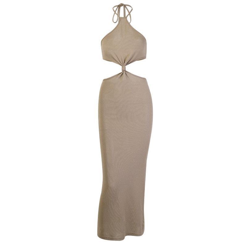 Free delivery of high-quality 2026 new summer women's clothing hot selling hanging neck and backless camisole dress