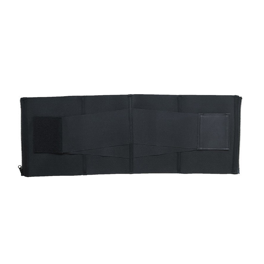 Zipper Single Waist Belt Training Belt Magic Tape Cover Weight Loss Sports Wear Abdomen Tightening Band Chlor Rubber Material
