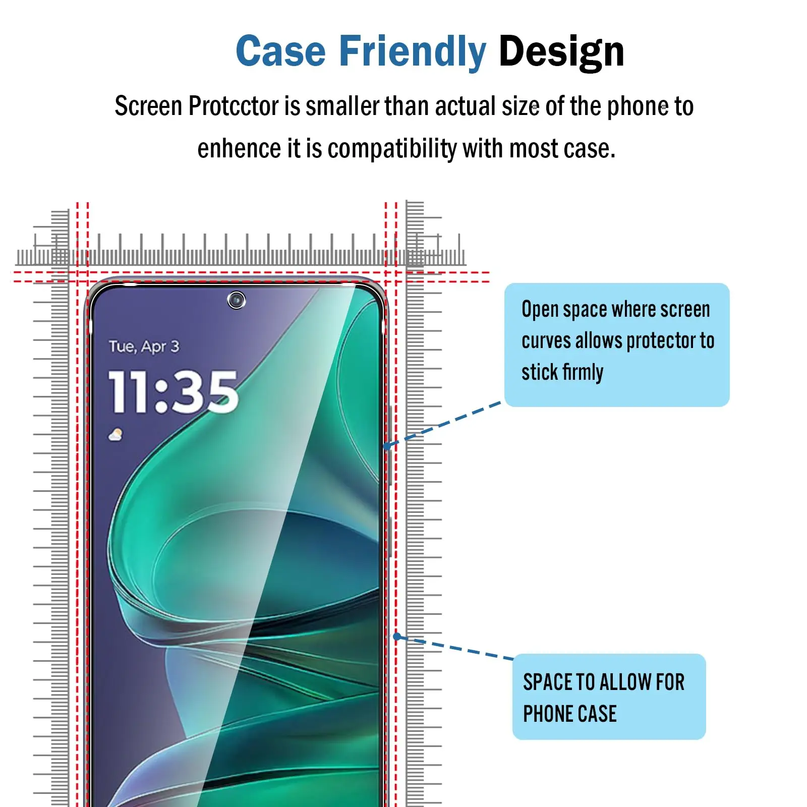 2PCS Screen Protector For Moto G06 G100 G100S G67 G57 G17 G  Play Power EDGE 70 60 Neo Tempered Glass
