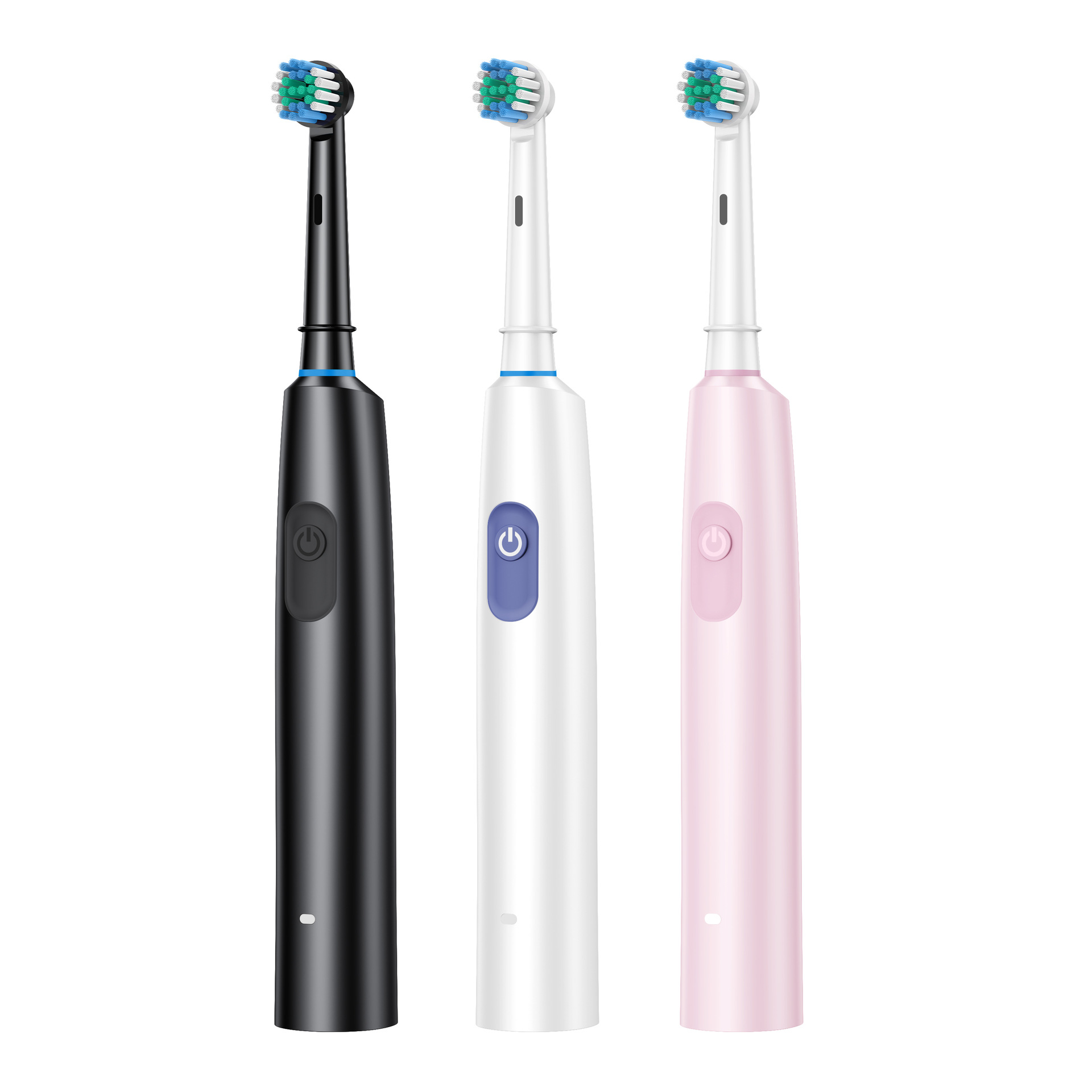 Magnetic Levitation Round Head Rotating Sonic Electric Toothbrush, 5 Modes, 4 Brush Heads, Soft Bristles, IPX7 Waterproof