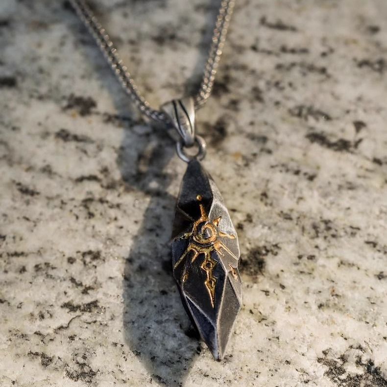 Wish Stone Necklace Men's Versatile New Fashion Accessories Minimalist Jewelry Necklace Affordable Luxury Niche Style