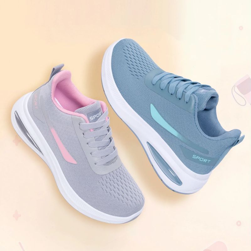 Lightweight plus size sports shoes casual fly woven breathable travel shoes soft soled air cushioned shoes