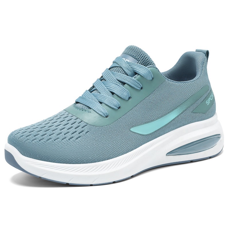 Lightweight plus size sports shoes casual fly woven breathable travel shoes soft soled air cushioned shoes