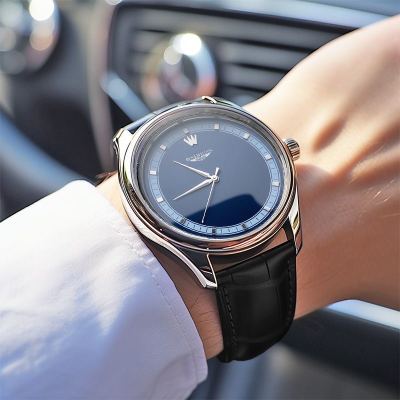 New belt watch fashionable and trendy men's waterproof quartz watch