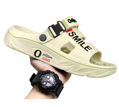 Summer Men's Massage Slippers Indoor Outdoor Sandals Beach Comfortable Soft Slides Clogs Casual Shoes Men Women Home Slippers