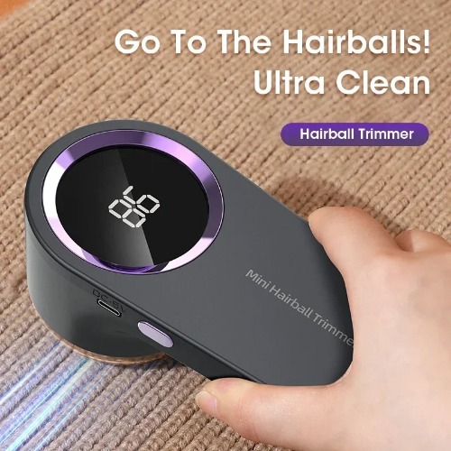 Lint Remover Portable Electric Fuzz Pellet Remover for Clothing LED Display Rechargeable for Clothes Fabric Shaver Fluff Remover