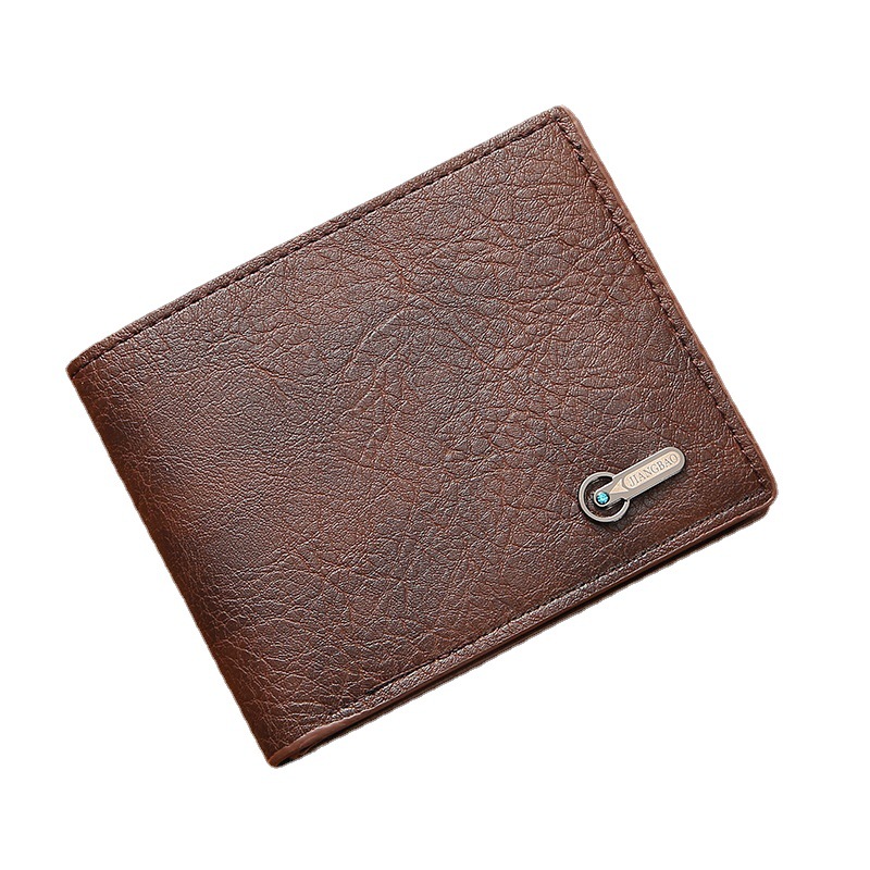 Men's Wallet Business Casual Short Leather Wallet Classic Versatile Short Leather Bag Men's Fashion Pocket Wallet