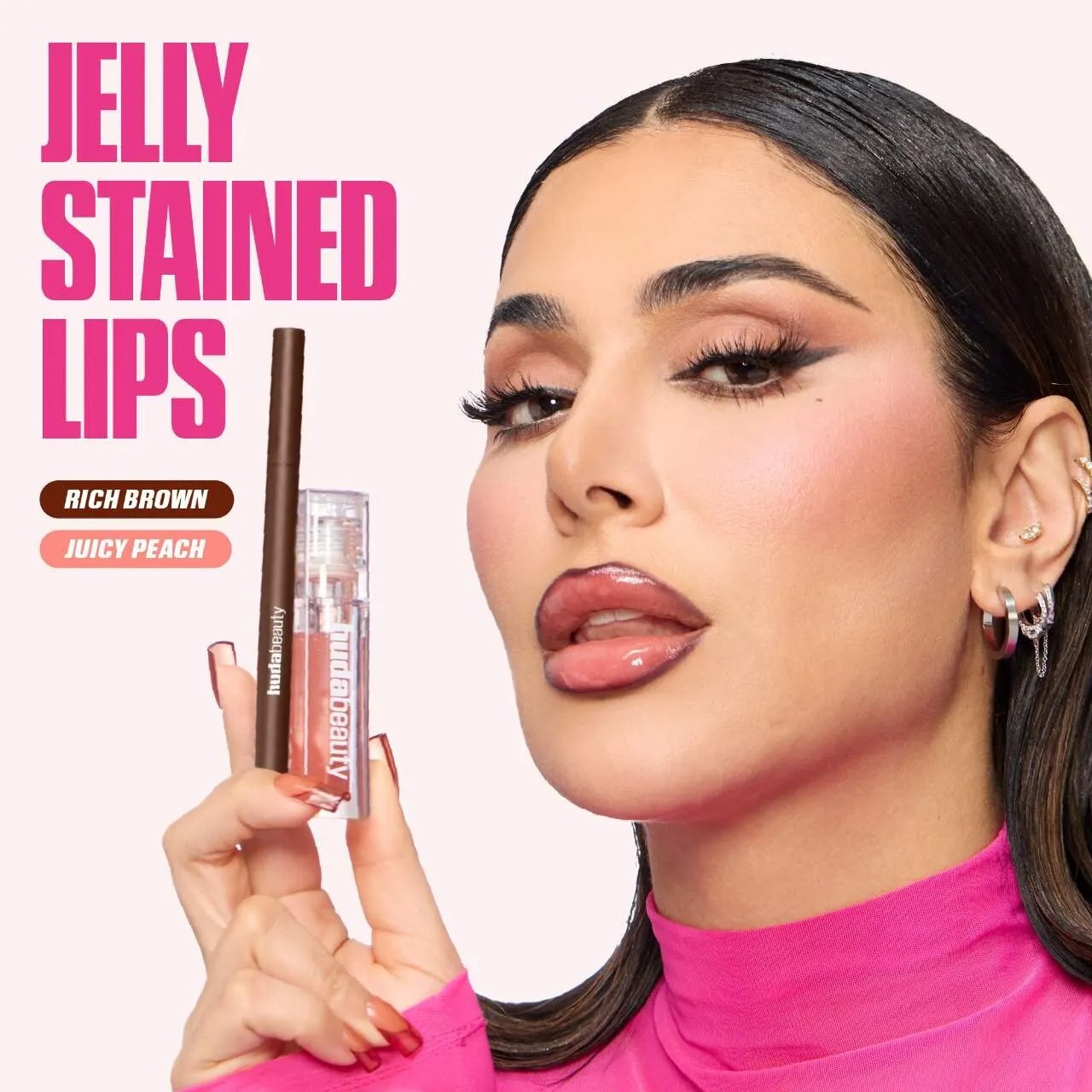 HUDA New Beauty lipliner Lip Shaping lipliner Colorant does not stick to the cup and does not fade