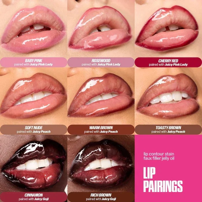 HUDA New Beauty lipliner Lip Shaping lipliner Colorant does not stick to the cup and does not fade