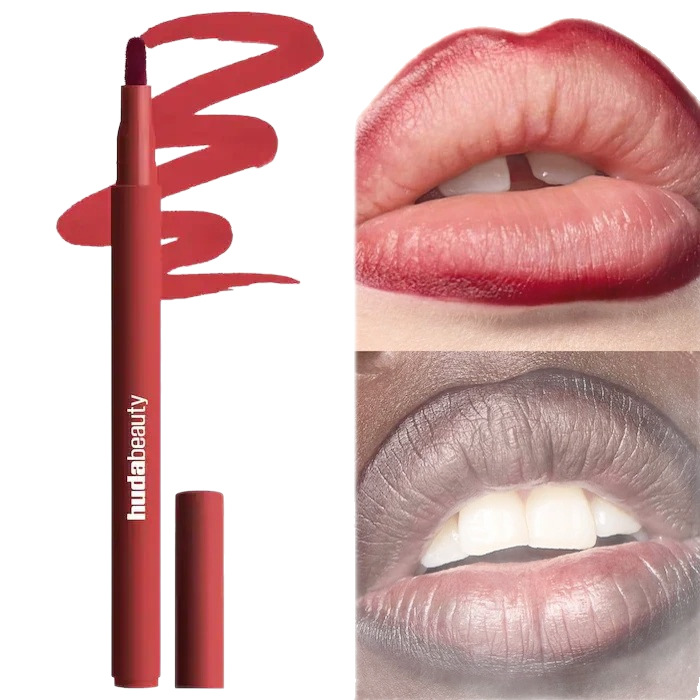 HUDA New Beauty lipliner Lip Shaping lipliner Colorant does not stick to the cup and does not fade