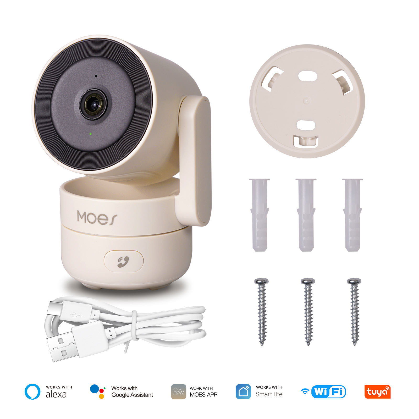 WiFi smart home indoor gimbal 4MP intelligent security camera infrared night vision motion monitor