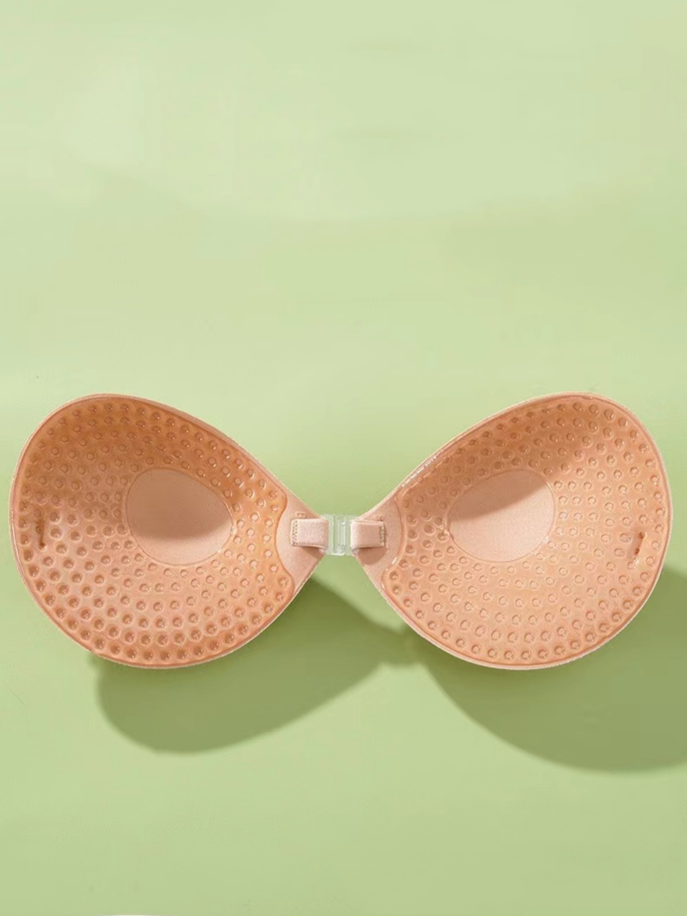 1 piece of Mantou cup with thickened skin color, invisible milk patch, silicone breast patch, women's underwear accessories