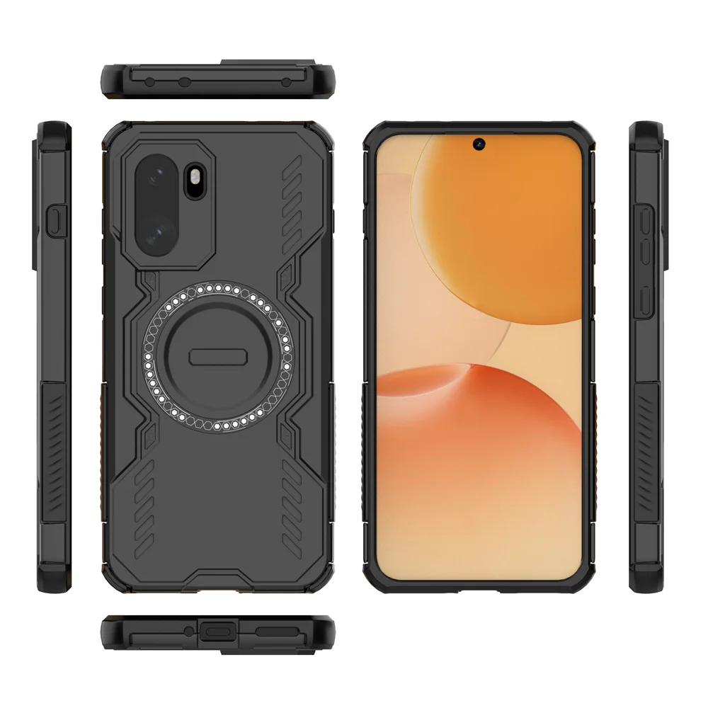 For OnePlus Nord 5 15 15T 15R Turbo ACE 5 6 6T ULTRA Butterfly Armor Hollow Heat Dissipation,Shockproof Magnetic Case