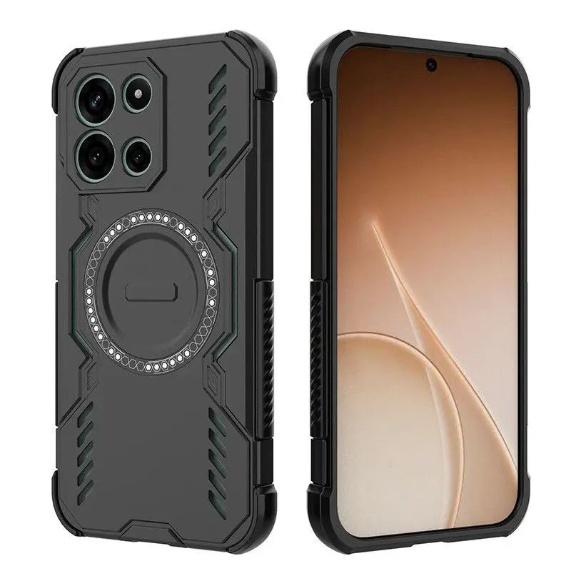 For OnePlus Nord 4 CE5 13 13R 13T ACE 5 PRO Racing Butterfly Armor Magnetic Shockproof Phone Case Metal Ring Kickstand Hard Back
