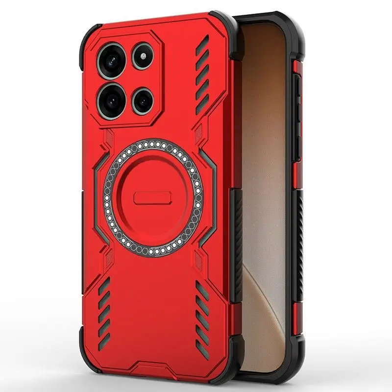 For OnePlus Nord 4 CE5 13 13R 13T ACE 5 PRO Racing Butterfly Armor Magnetic Shockproof Phone Case Metal Ring Kickstand Hard Back