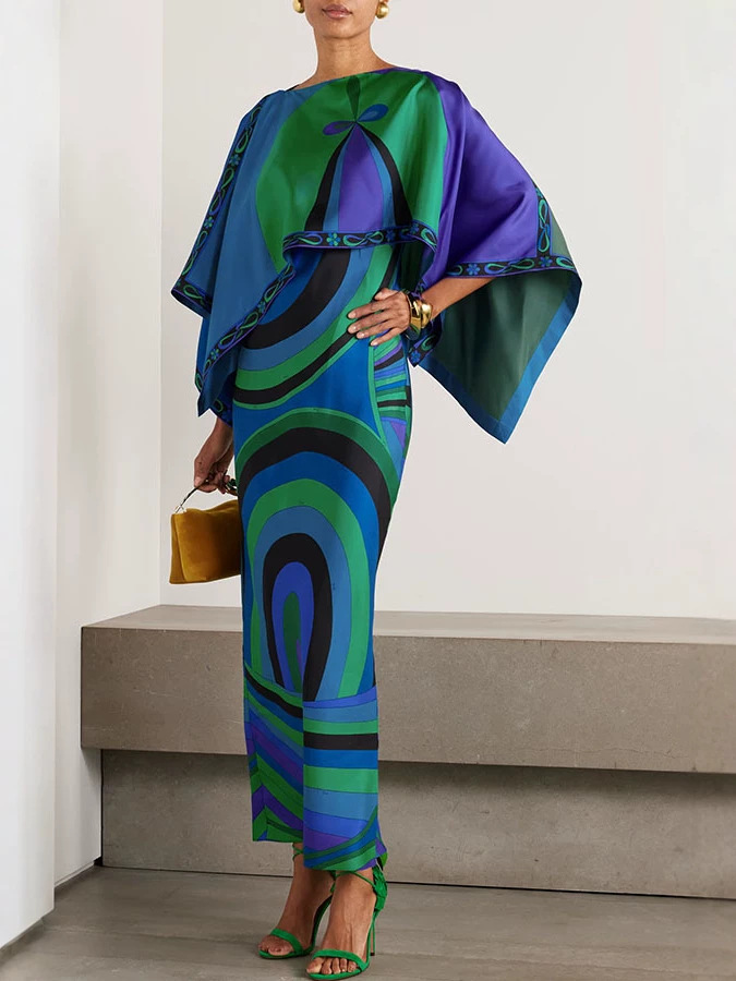 Free delivery of high-quality 2026 new summer women's clothing hot selling shawl back two-piece set dress