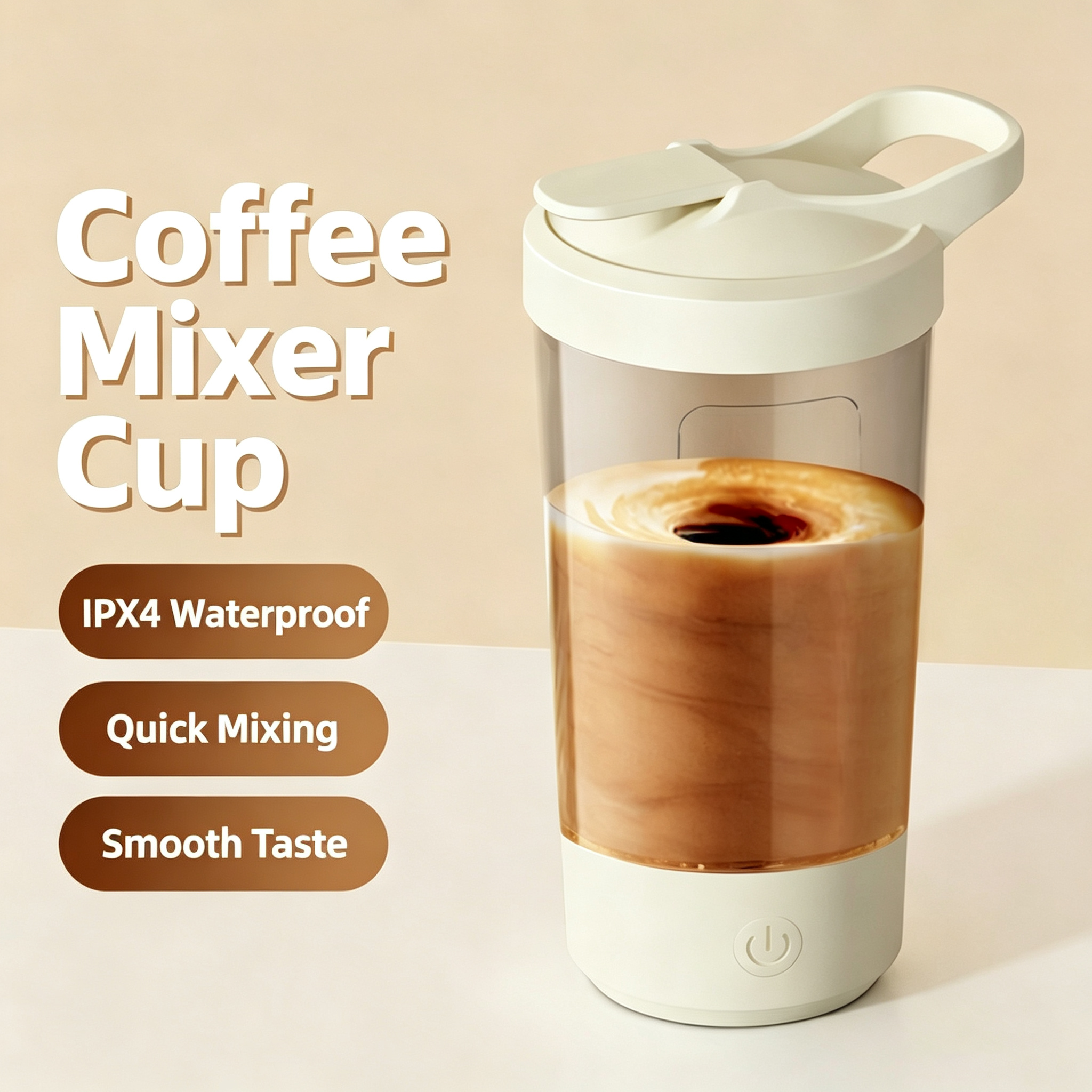 USB Automatic Stirring Mug, Portable Coffee Mixer Cup with 400ml Capacity, Fitness Shaker Bottle for Protein, Milk, UK Plug Char