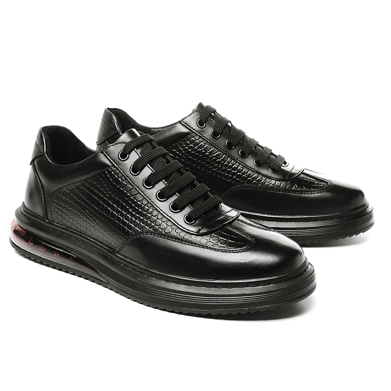 SocNoDn Men Formal Shoes 2026 Spring Autumn Leisure Leather Shoes Male Business Shoes Genuine Leather Dress Footwear New
