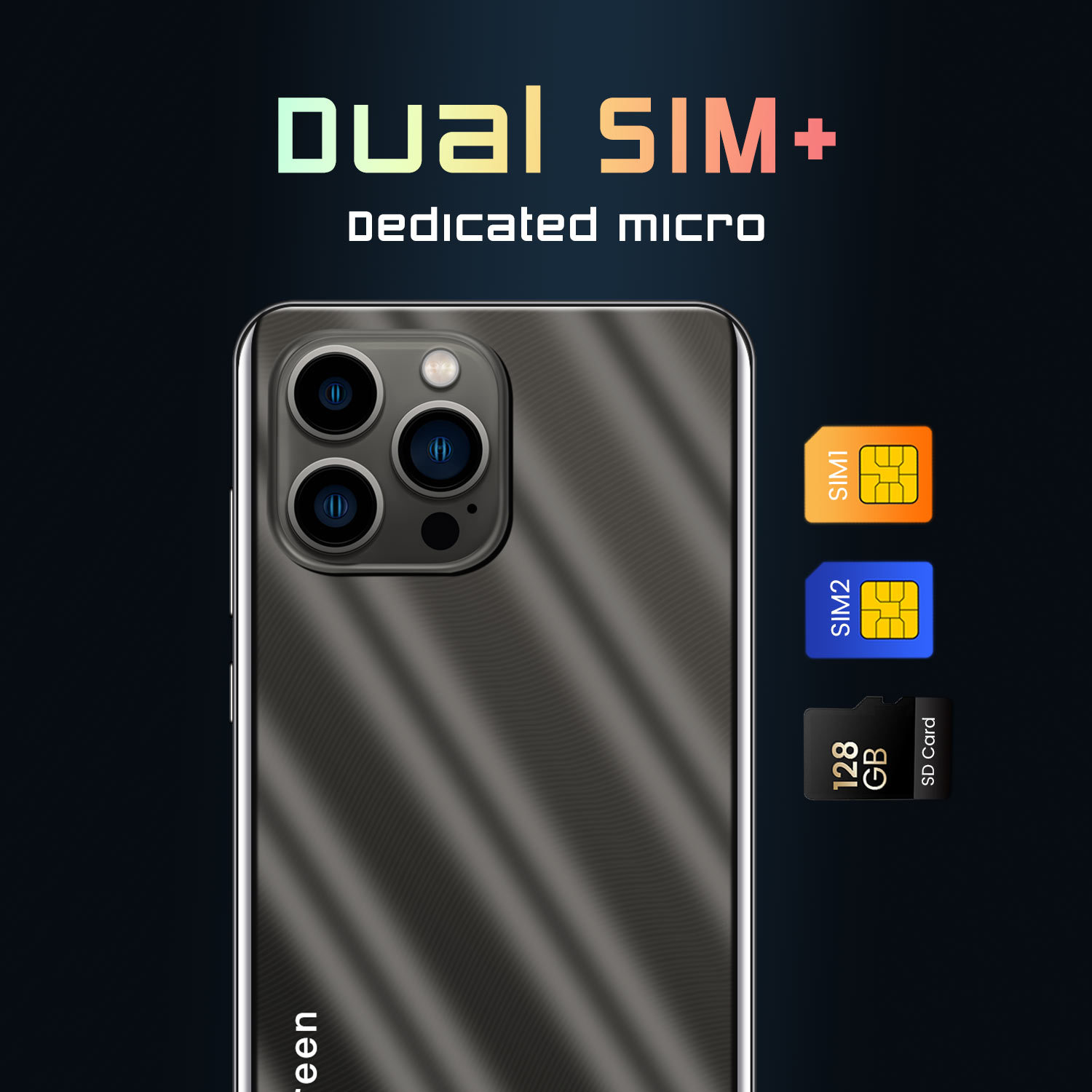 Smartphone Touch screen phone O iP13 Pro Max new 6.7 inch large screen super battery long battery life